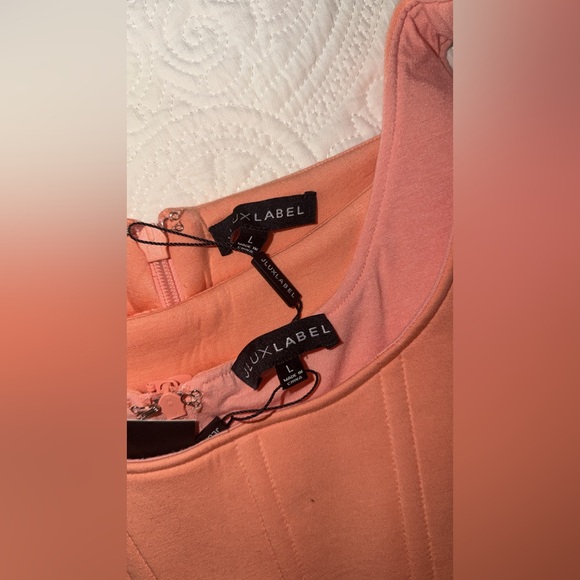 JLUXLABEL Peach Skirt Set - Picture 2 of 4